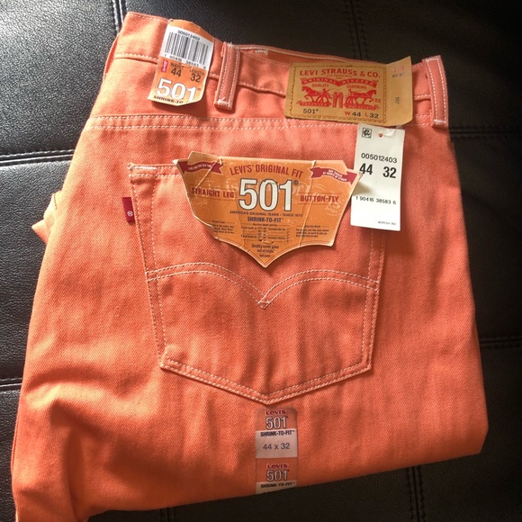 orange 501 levis